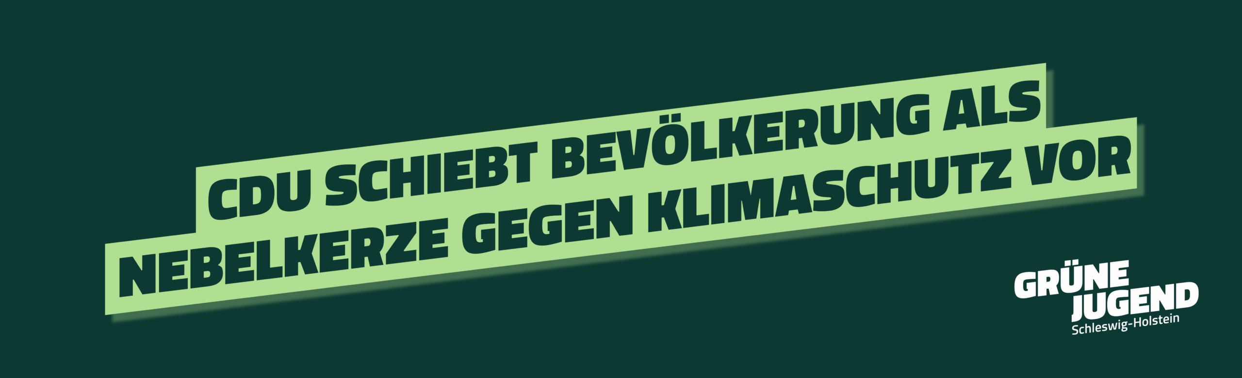 CDU schiebt Bevölkerung als Nebelkerze gegen Klimaschutz vor