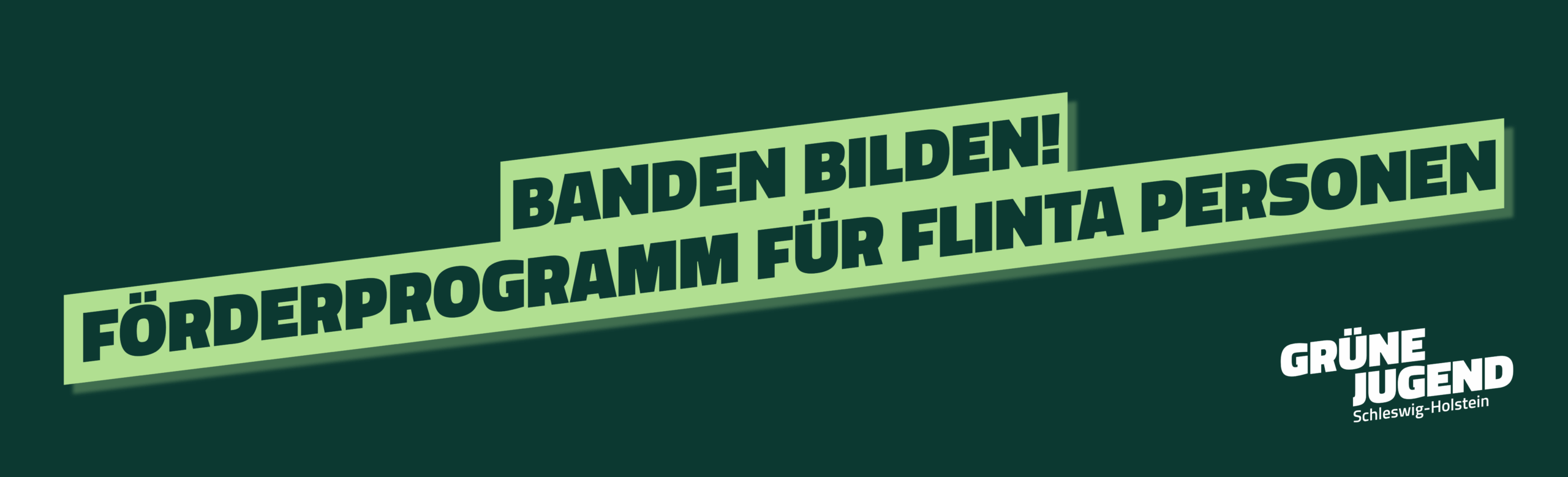 Banden Bilden – Förderprogramm für FLINTA (Frauen, Lesben, inter, trans, nicht-binäre und agender Personen)