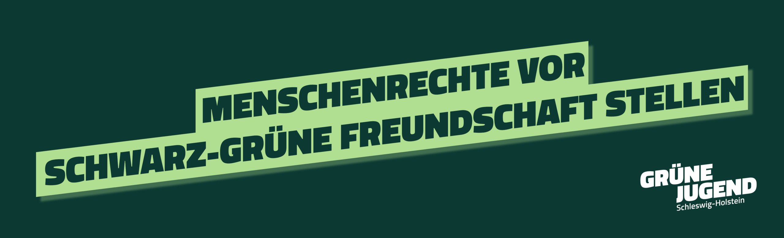 Menschenrechte vor schwarz-grüne Freundschaft stellen!