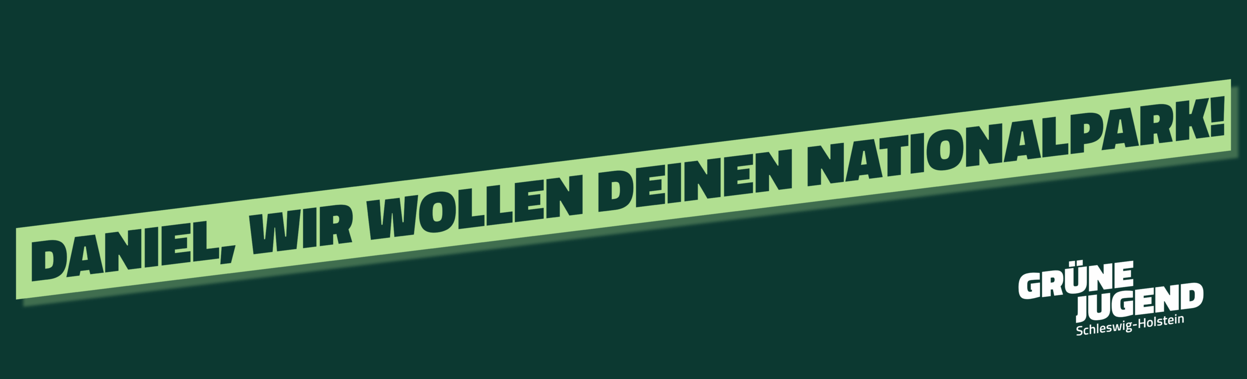 GRÜNE JUGEND & JUSOS Schleswig-Holstein: Daniel, wir wollen deinen Nationalpark! Ostseeschutz heißt Klimaschutz.