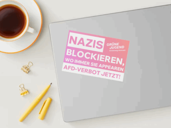 100 Sticker: Nazis blockieren – Bild 2
