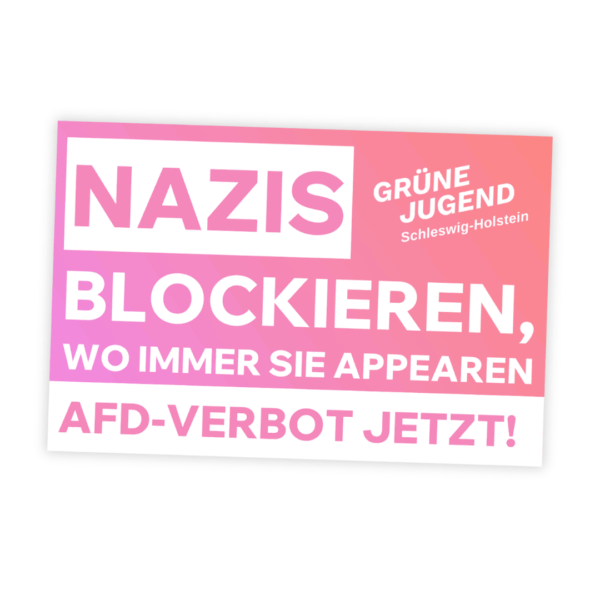 100 Sticker: Nazis blockieren