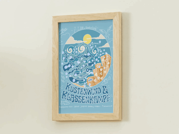 Küstenwind & Klassenkampf - Plakat Bildungscamp 2025 – Bild 3