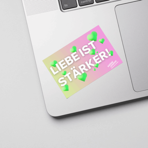 Sticker: Liebe ist stärker – Bild 2