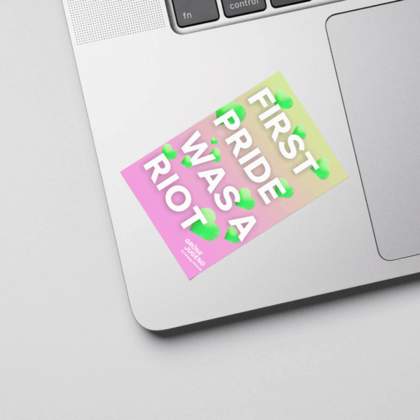 Sticker: First pride was a riot – Bild 2