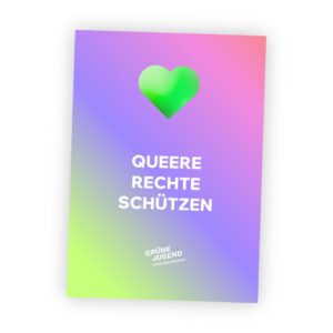 Plakat: Queere Rechte schützen